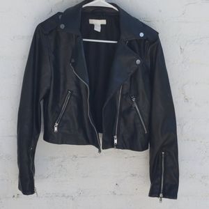 Faux Leather Jacket